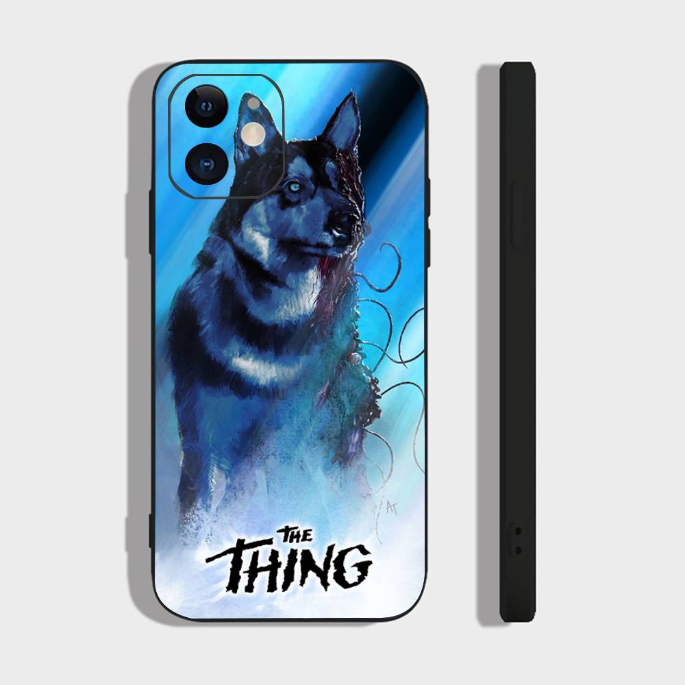 Вещь-Т - Триллерный Фильм Джона Карпентера Чехол для Телефона Для IPhone 17 Air 16 15 14 13 Pro Max 11 12 Черный Силиконовый Чехол