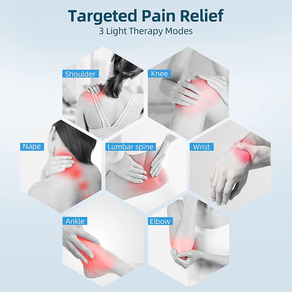 Портативный прибор инфракрасной терапии красного света для лечения язв на губах, портативный съемный оральный физиотерапевтический прибор для облегчения боли