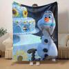 1 шт. Дисней Холодное Сердце II Олаф Снеговик Подсолнух Печать на Торте Плед Домашний Декор, Плед для Дивана, Для Улицы, Подарок, Фланелевое Покрывало, Спальня, Гостиная