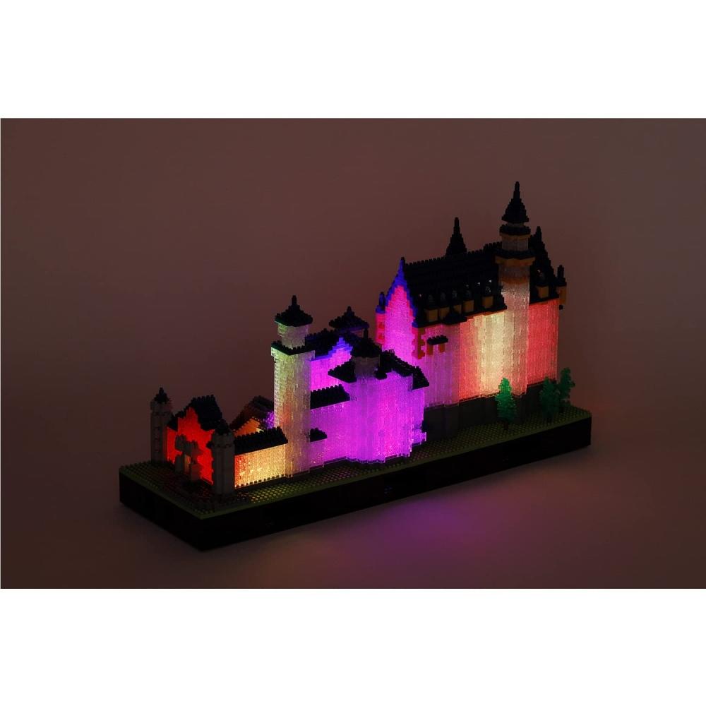[Эксклюзив Amazon.co.jp] Nanoblock Neuschwanstein Castle Deluxe Edition Прозрачная версия. НБ-009А