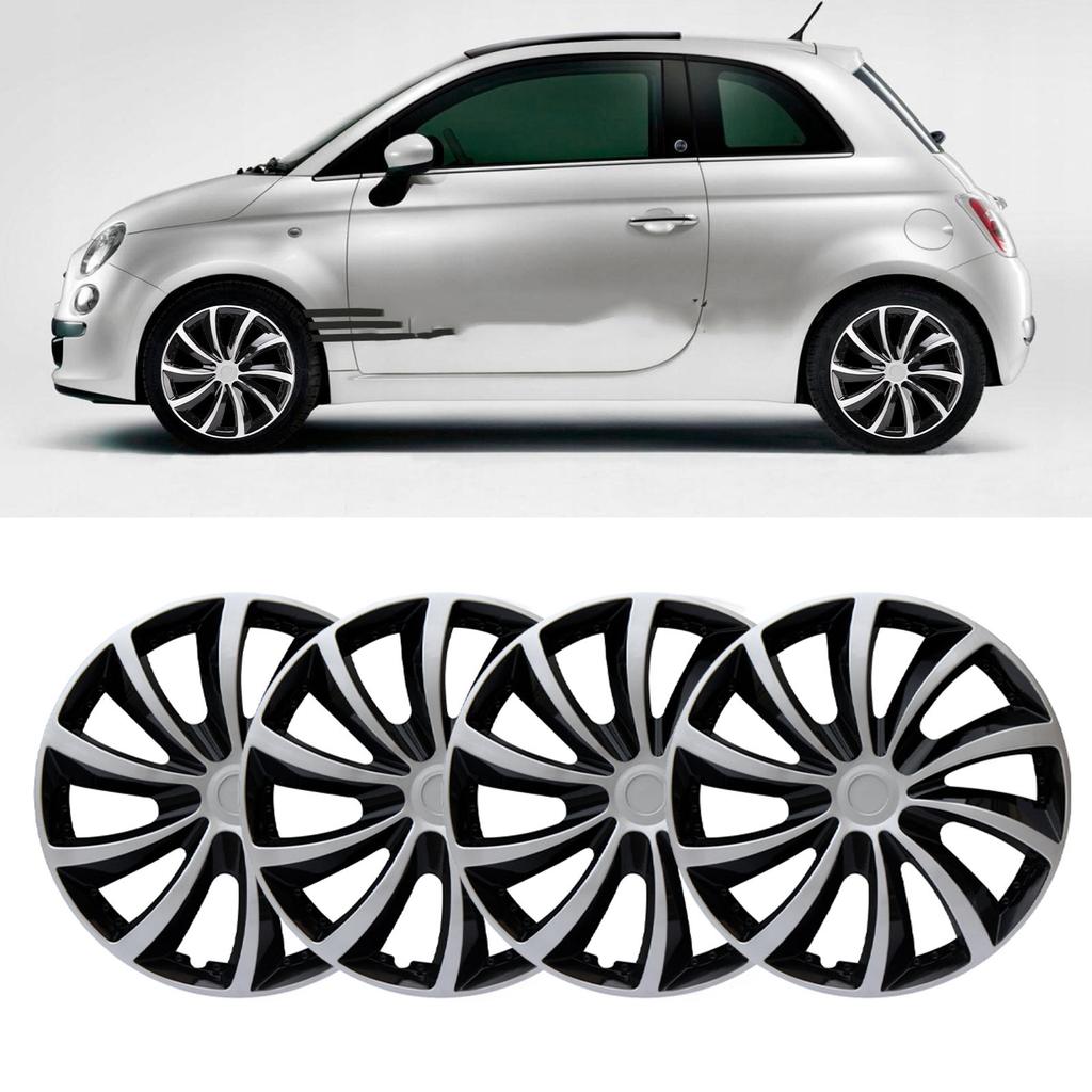 4 шт. 14-дюймовый колпак  Полный   Стильный вид   Подходит для колеса R14   Колпак для большинства легковых автомобилей, грузовиков, внедорожников