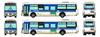 The Bus Collection Bus Collection Keio Bus Goodbye Nishiko 96MC Medium-sized Long Car Keio Bus Color Set of 2 Diorama Supplies