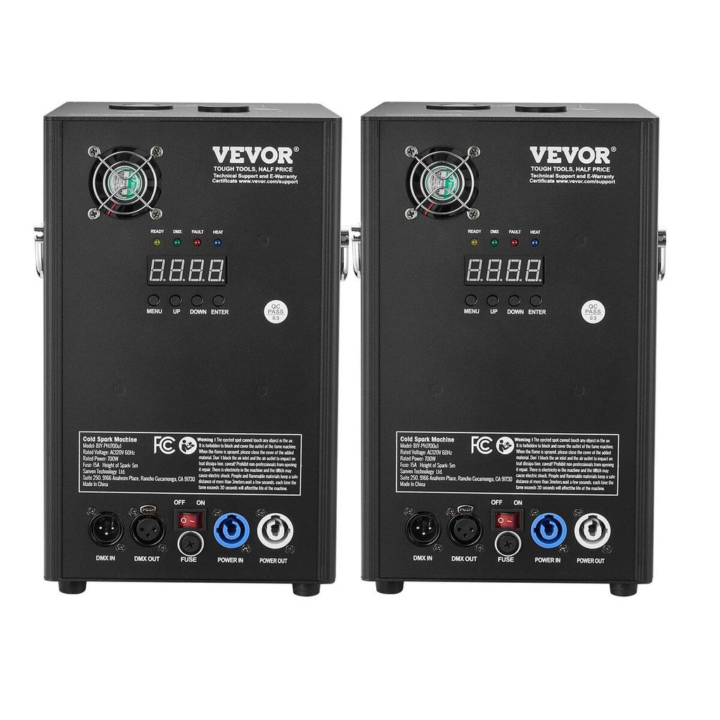 Cold Spark Firework Machinex2 700W 2-5M Stage DJ Wedding Event Party