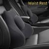 Rebound Lumbar Support Cushion Ergonomic Waist Pillow Comfortable Waist Rest  Travel Backrest