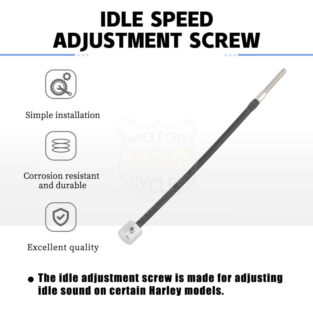 Idle Speed Adjustment Screw Fits for Harley Big Twin models 1980-2007 Carburetors Motorcycle Carburetor Dropship