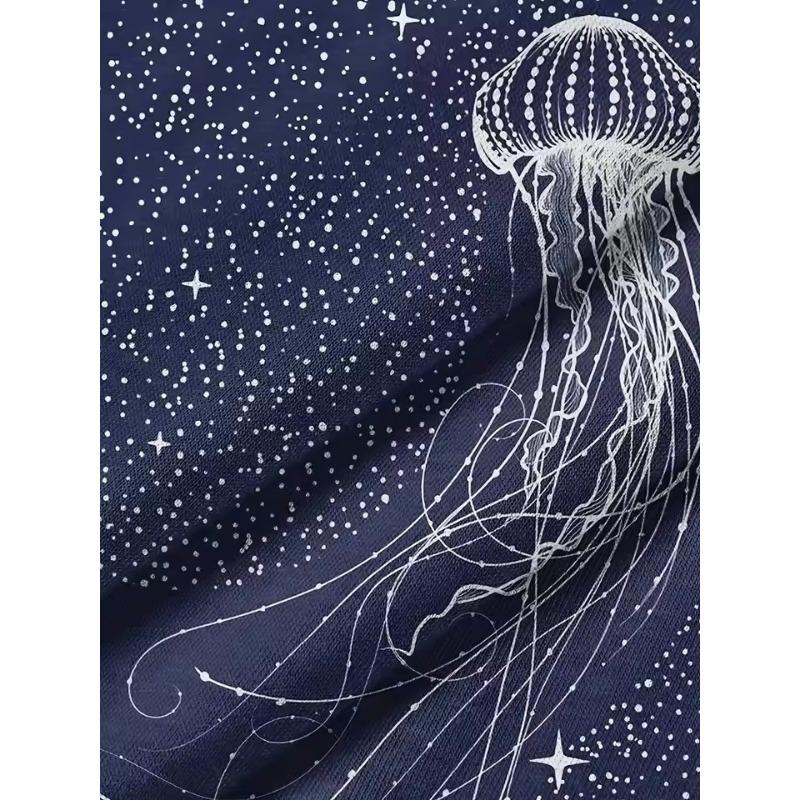 Женские футболки с принтом медузы 3D, модные повседневные женские футболки больших размеров с коротким рукавом и круглым вырезом, женская одежда Harajuku, летний топ