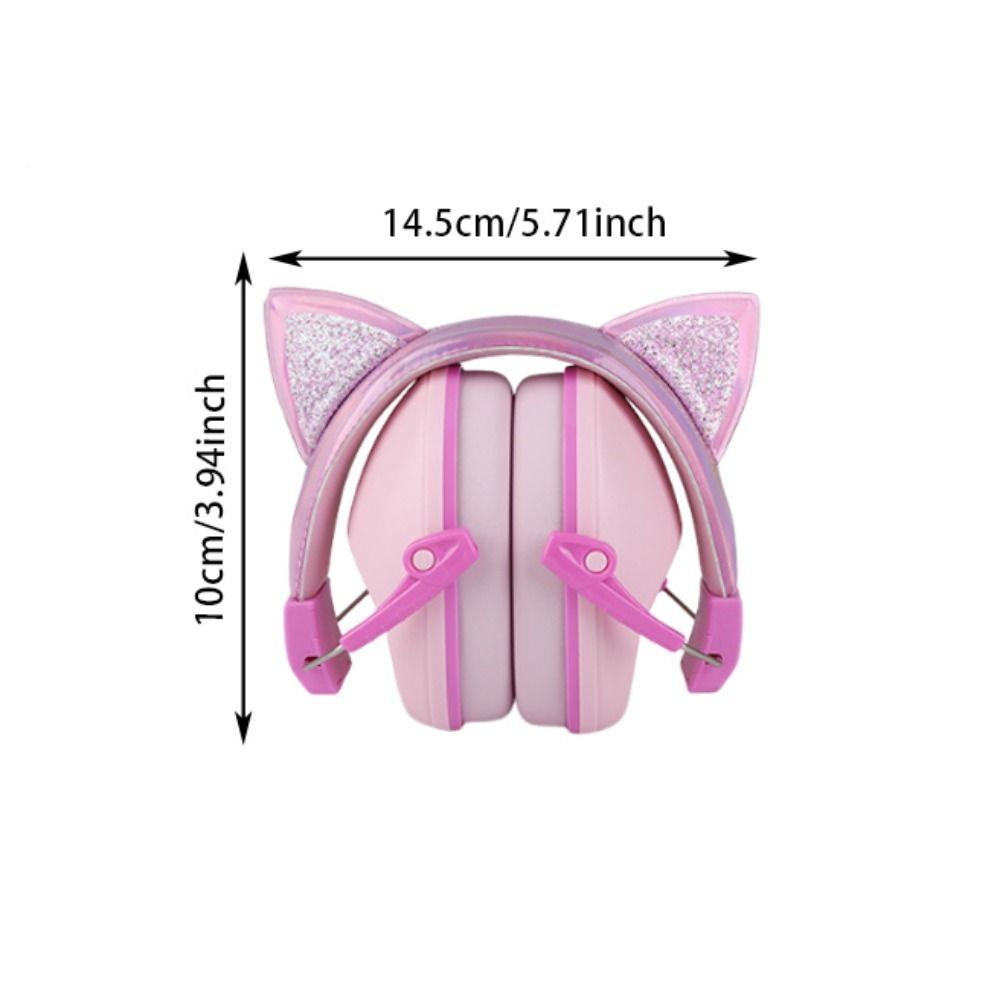 Cartoon Anti-Noise Earmuffs Adjustable Ear Protector Ears Muffs Noise Reduction Muffs  For Children