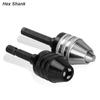 Mini Keyless Chuck Electric Drill Bits Collet Converter Extension Screwdriver Drill Adapter Fixture Tool 1/4" Hex Shank Change