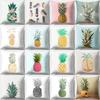 Creative Cartoon Pineapple Fruit Art Bedroom Sofa Car Waist Cushion Pillowcase Home Decoration