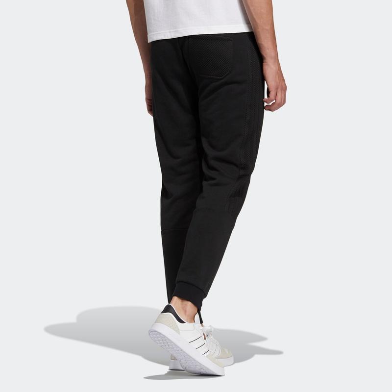 adidas Брюки для бега в сетку с логотипом Neo, мужские брюки, черные H55276
