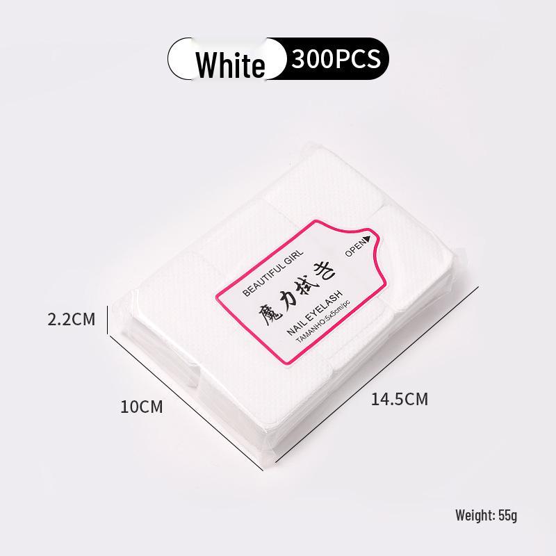 Безворсовые салфетки для очистки клея для нейл-арта и ресниц