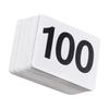 Paper Table Number Cards for Conferences and Parties Double Sided Numbered Seating Cards for Easy Viewing Place Card
