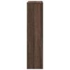 Radiator Cover Oak Effect 78 x 20 x 82 cm Wood Based Material