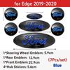 Автомобильная наклейка Ford 2025 Горячий значок автомобиля для Ford Focus Edge Explorer Escape Escape ST Kuga Mondeo Taurus Equator Рулевое колесо Stic