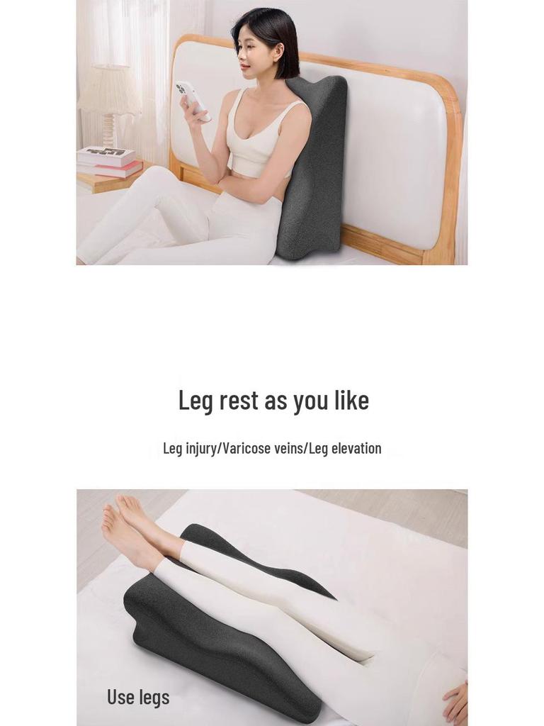 Комплект подголовника и подушки для подъема ног из пены с эффектом памяти для положения лицом вниз