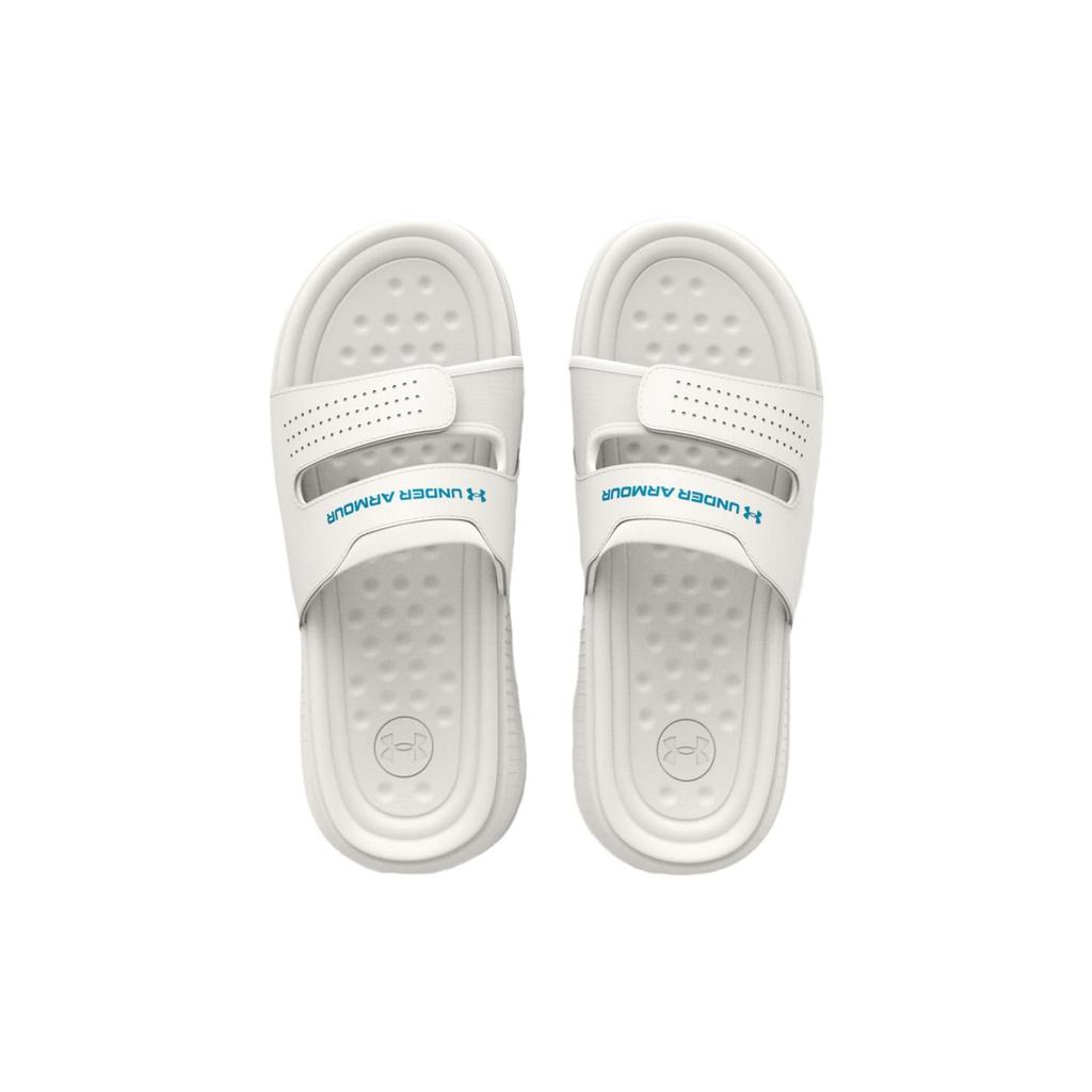 Under Armour Ansa Studio Нескользящие Прочные Спортивные Шлепанцы Женская Обувь Серо-Синие 3025045-102