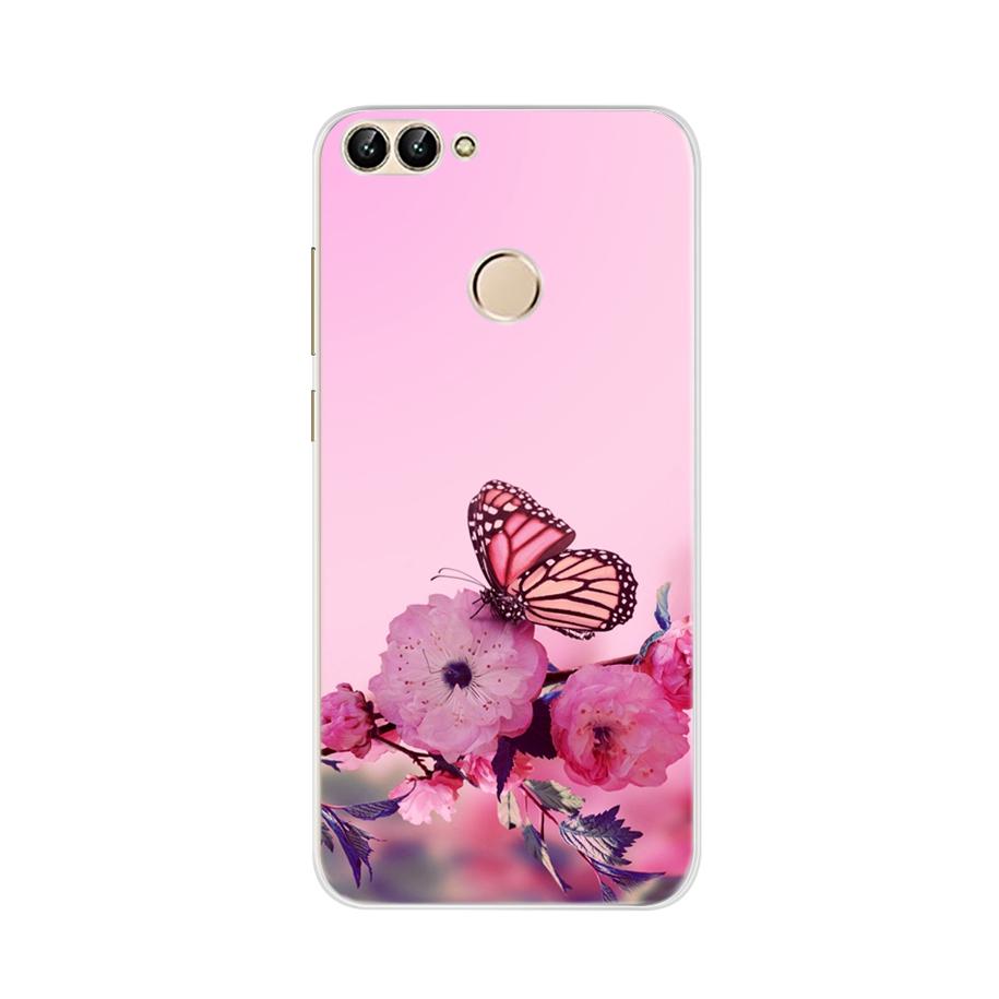 Чехол для Huawei P Smart, мягкий силиконовый ТПУ, задняя крышка с рисунком лавандовых цветов, чехол для телефона для Huawei P Smart 2018 FIG-LX1 PSmart Case 5,65"