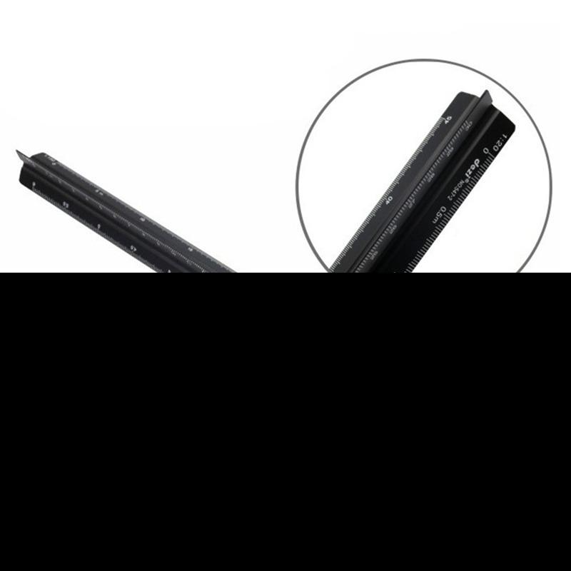 Метрическая треугольная линейка для рисования. 30 см