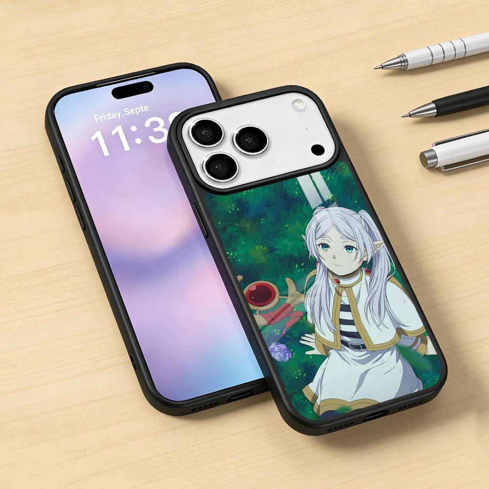 Чехол для телефона Sousou No F-Frieren Магнитный Для iPhone 17 16 15 14 13 12 Pro Max Для Magsafe Беспроводная зарядка Чехол