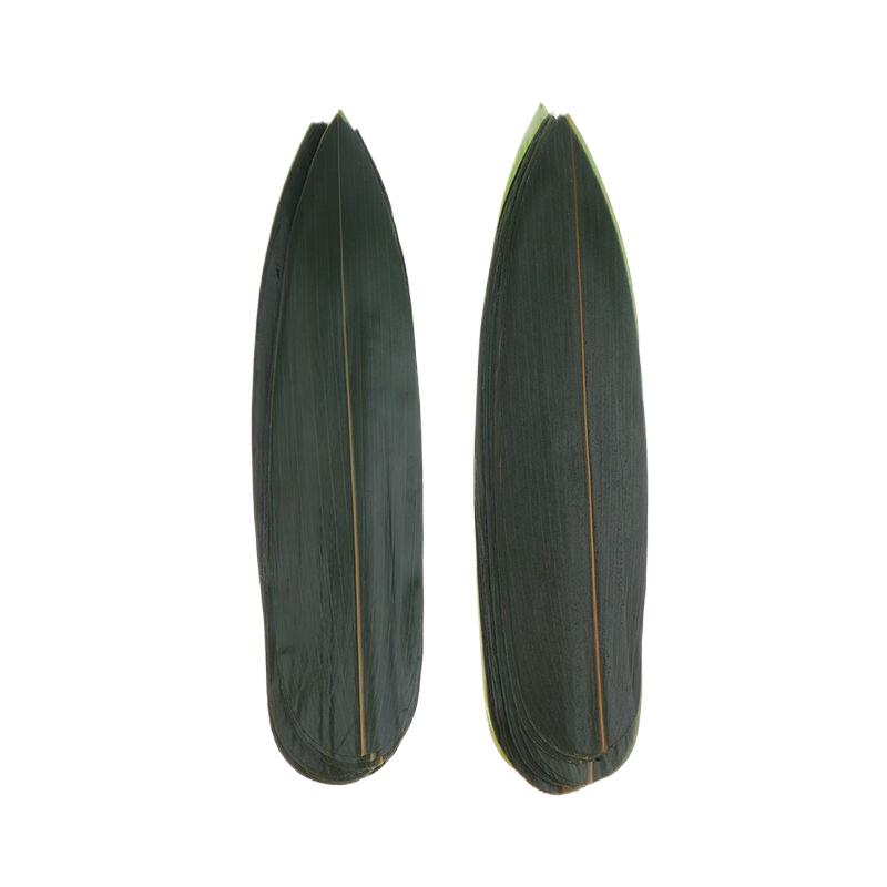 100Pcs Sushi Bamboo Leaves Sashimi Dish Leaf Ornament Home Decor Serving Disposable Plates Artificial Fake Grass