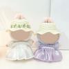 Baby Clothes Set with Hats Hair Accessories Soft Fabric Doll Wedding Clothes Comfortable Fit Doll Wardrobe Essentials