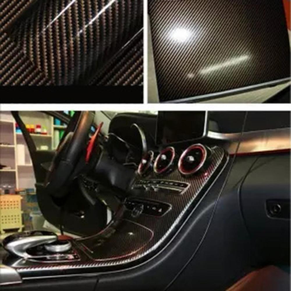 2D Roof Sticker High Gloss Black Gold Vinyl Film Car Sheets Wrap Brand New