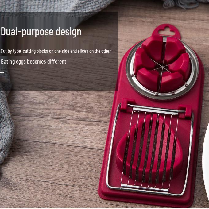 Stainless Steel Egg Slicer and Divider for Regular and Preserved Eggs