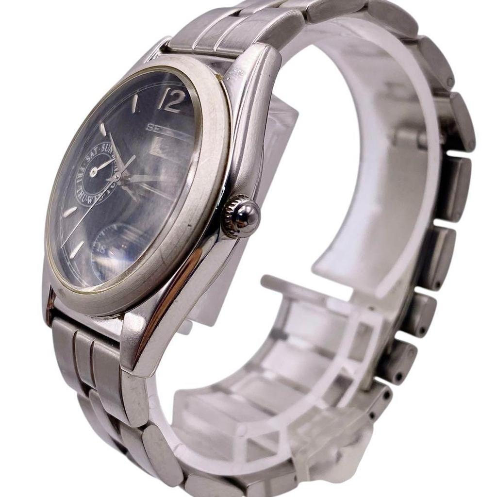 [USED] SEIKO Lucia Small Seconds Silver Round Women's Watch 1250