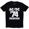 AC/DC Unisex Adult 74 Jailbreak Back Print T-Shirt