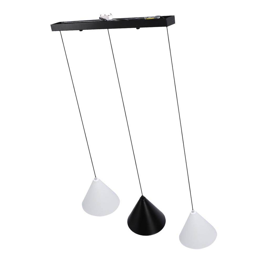 3 Light Pendant Lamp Innovative Nordic Style Iron 3 Colors Temperature Hanging Pendant Lighting for