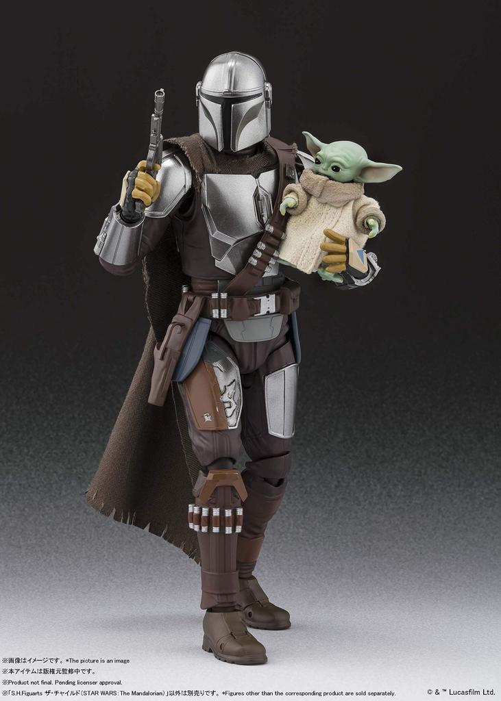 TAMASHII NATIONS Star Wars The Child The 35mm Painted Movable Figure S.H.Figuarts (STAR WARS Mandalorian) Approx. ABS&PVC&Cloth