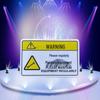 Machine Safety Warning Sign - Do Not Open Door