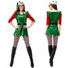 Зеленый женский рождественский косплей, женские рождественские елочные костюмы, карнавальный парад Пурим, сценическое шоу, маскарад, ролевая игра, праздничное платье
