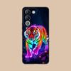 Неоновый чехол для мобильного телефона с тигром для VIVO V60 V50 V40 V30 V29 V27 V25 V23 Pro Lite 5G Цветной печатный чехол Чехол для смартфона