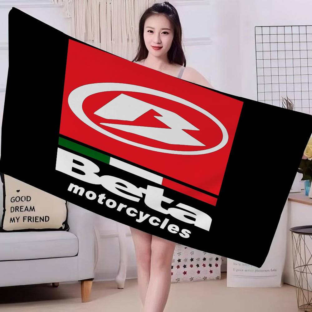 B-Beta Racing Микрофибра с принтом Пляжное полотенце Альпинизм Йога Пляж Плавание Бег Впитывающее Мягкое полотенце