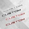 UHB24 3D Metal For Ford Transit Custom Camper Van Car Logo Badge Decor Rear Trunk Sticker Emblem Decoration Sticker Auto Accessories