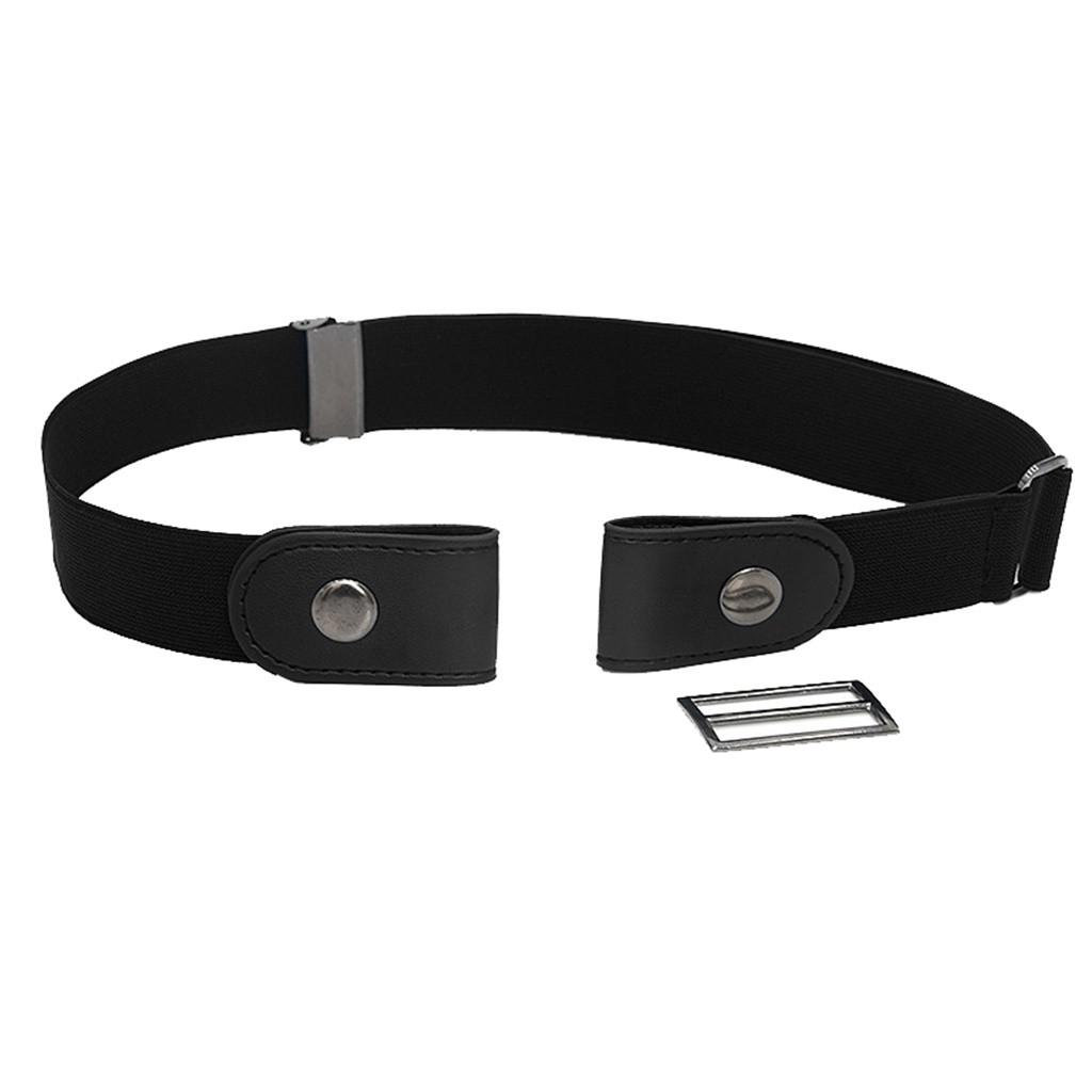 Эластичный ремень для женщин и мужчин без пряжки для джинсов без проблем с выпуклостями