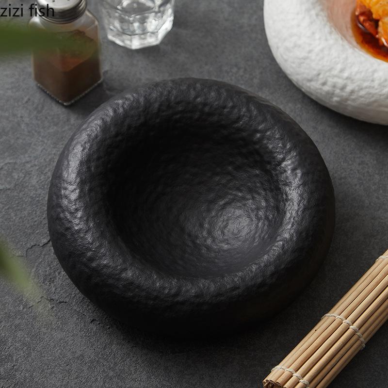 Керамическая двухслойная обеденная тарелка Наклонные десертные тарелки Тарелка для холодных блюд Суповые тарелки Фруктовая чаша Салатница Поднос для закусок