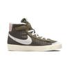 Nike Кроссовки Blazer '77 Материал из переработанных материалов Нескользящая подошва Износостойкие Средняя высота Обувь для скейтборда Зеленый Коричневый DO5217-331