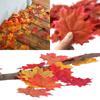 50Pcs/Pack Maple Leaves Artificial Leaf Plants Leaf Stacked Maple Leaves  Photo Props