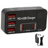 5 портов USB зарядный концентратор быстрая зарядка Mini PD многопортовая зарядная станция для ноутбука