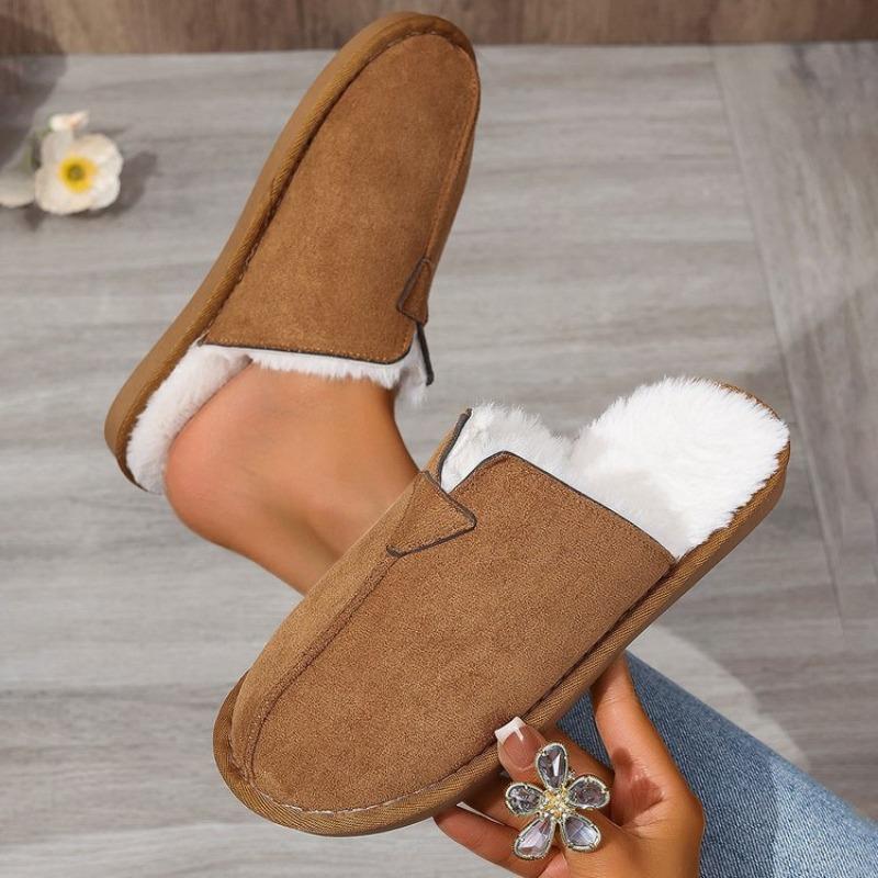 Большая сумка, голова, шлепанцы с плоской подошвой, для женщин, новые теплые и легкие хлопковые туфли для женщин на осень и зиму