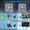 2 IN 1 Wired To Wireless CarPlay & Android Auto Adapter 5.8Ghz Wifi & Bluetooth 5.0 Plug & Play For OEM Car Navigation System