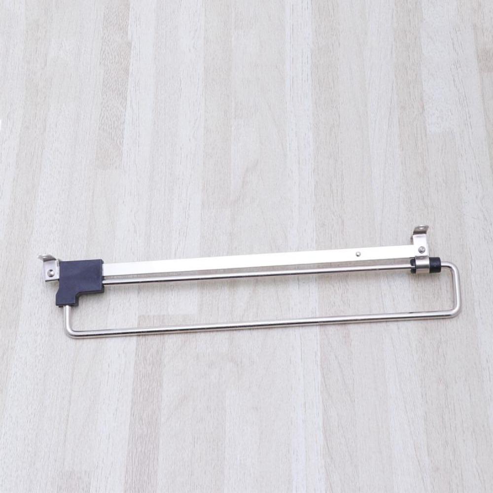 Heavy Duty Extending Sliding Rail Clothes Hanger Closet Rod Cabinet Organizer Clothes Rod
