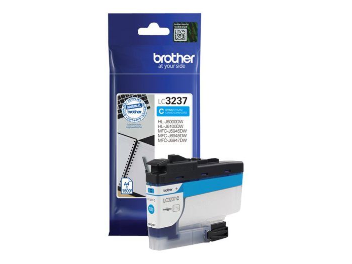 Cartouche jet d'encre Brother LC-3237C - Cyan - Jet d'encre - 1500 Pages - 1 Paquet