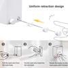 woshida Retractable Clothes Dryer - Heavy-Duty Clothes Dryer for Drying Clothes - Wall-Mounted Stainless Steel Self-Adhesive and Wall-Mounted Clothesl