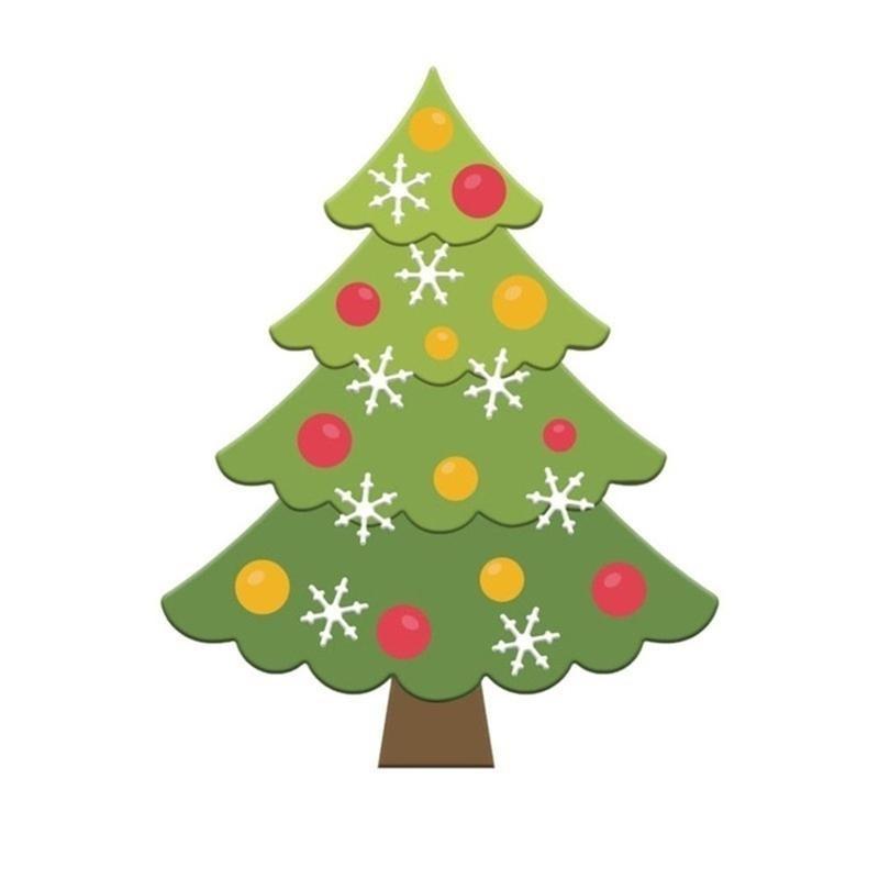 1 шт. креативная рождественская елка, трафарет для резки бумаги, сделай сам, скрапбукинг