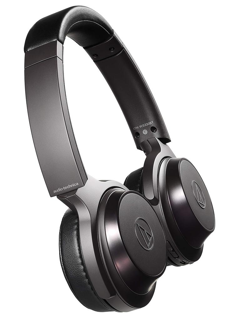Беспроводные наушники Audio Technica BK Bluetooth Deep Bass SOLID BASS До 70 часов воспроизведения Черный BK ATH-WS330BT ATH-WS330BT