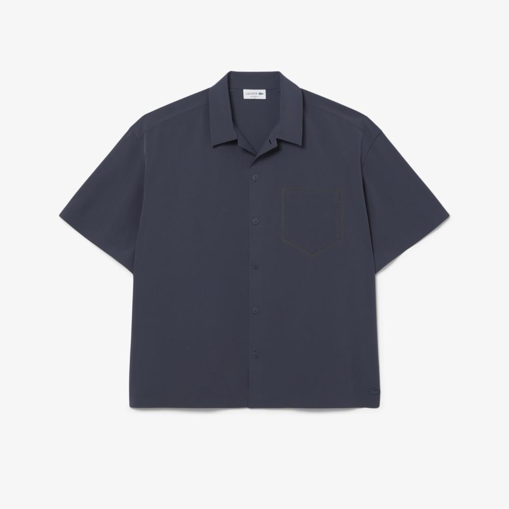 [lacoste] Men's Chest Pocket Detail Short-Sleeve Shirt CH2317-56GS5T
