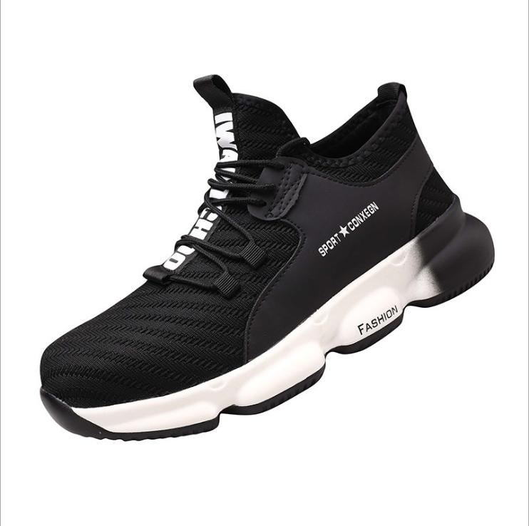 Дышащая защитная обувь Рабочая обувь Мужская защитная обувь с защитой от ударов Защитная обувь со стальным носком